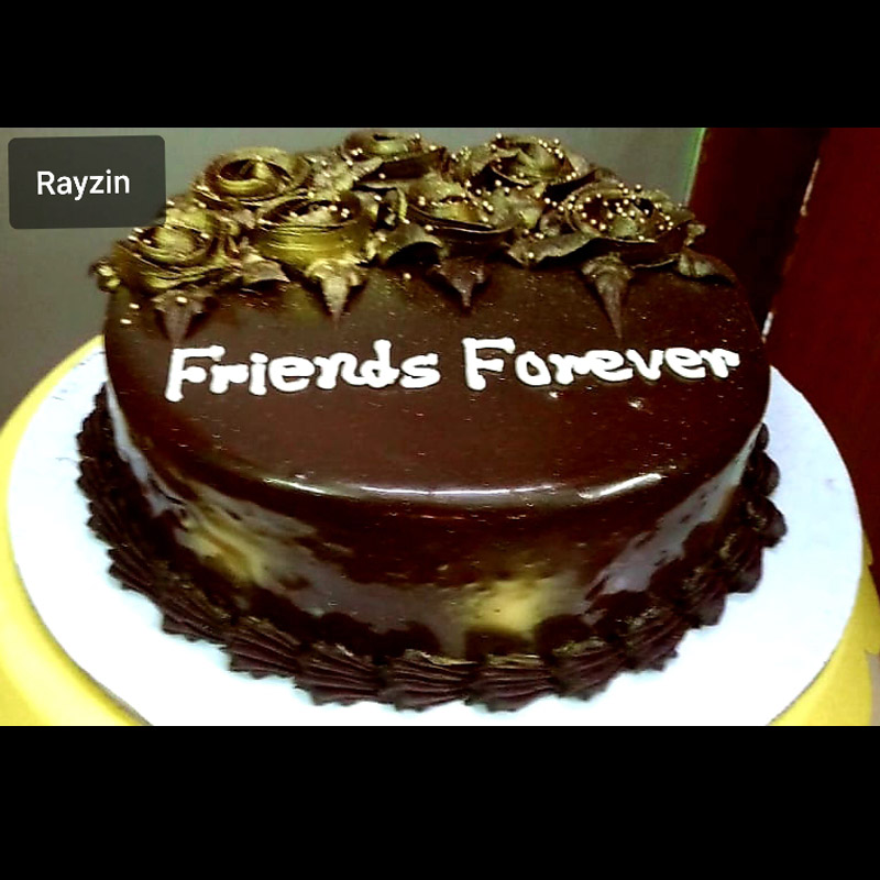 Friendship Day Photo Cake 2 - Cake House Online